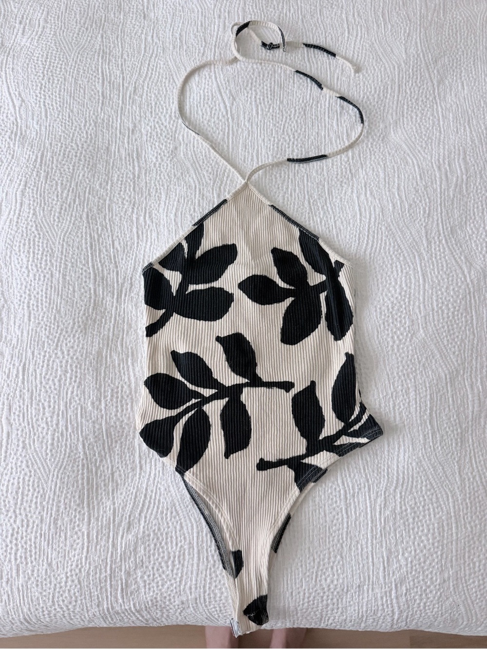 Zara halter tie bodysuit